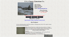 Desktop Screenshot of cheneylimestone.com